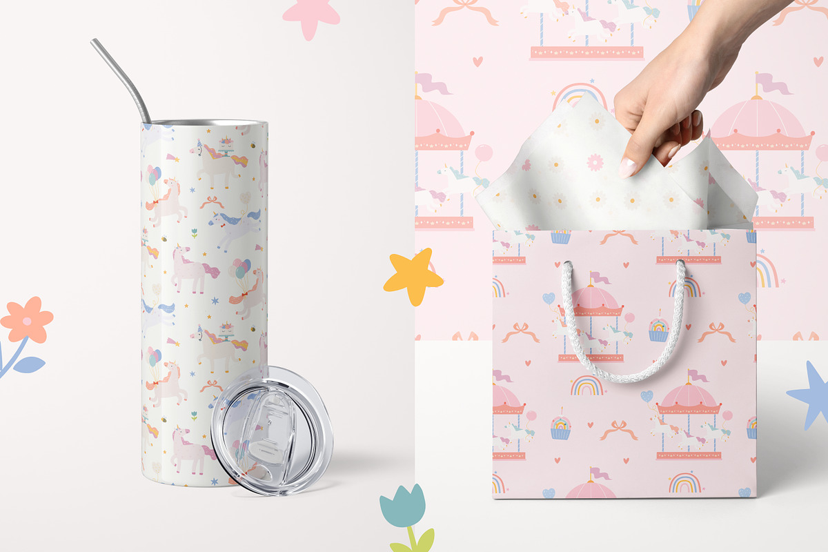 Whimsical Unicorns Birthday, an Animal Illustration by Petit Citizen Design (Photo 6 of 7)