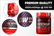 1lb Whey Protein Jar Mockup A2-Pro, a Packaging Mockup by Design Warlord (Thumbnail 12 of 16)