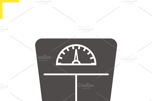 Floor Scales Icon. Vector