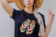 Summer Flip Flops Sublimation Clipa, an Illustration by SVGArt (Thumbnail 5 of 8)