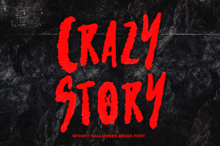 Crazy Story – Spooky Halloween Brush