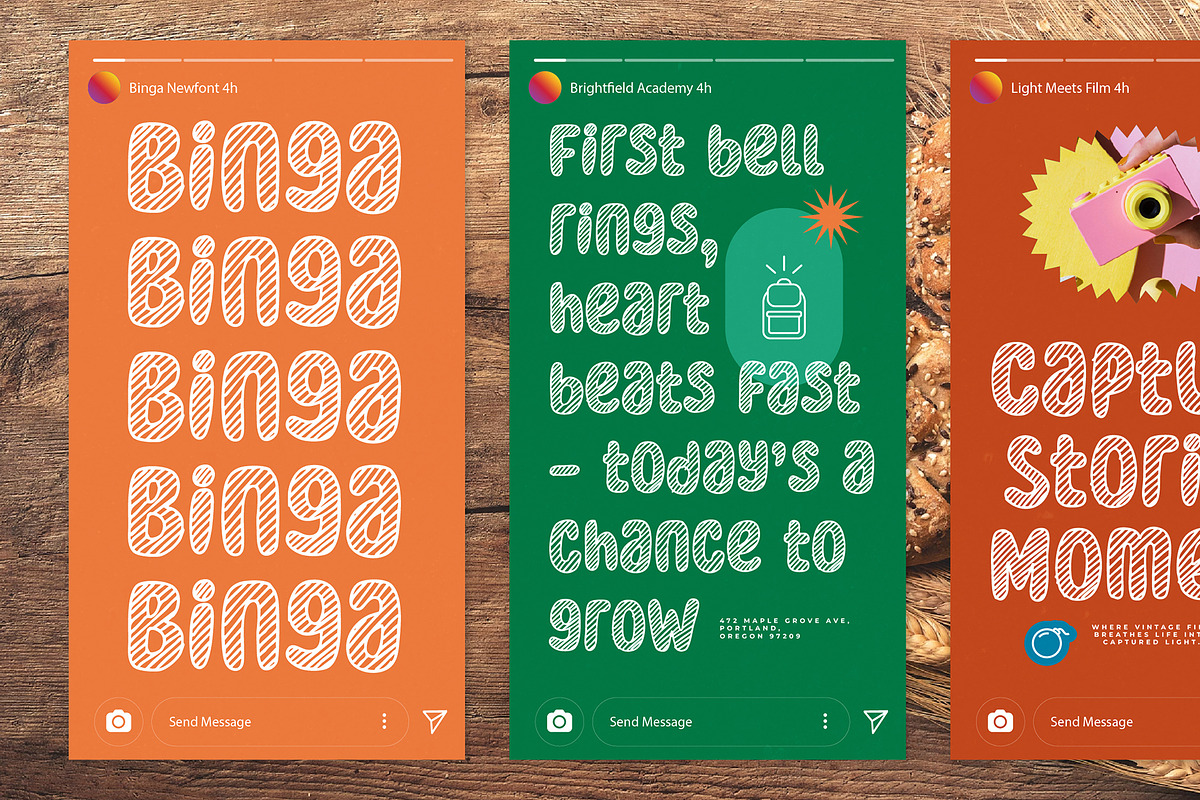 Binga Doogle Marker Typeface, a Font by Jaruka (Photo 4 of 11)