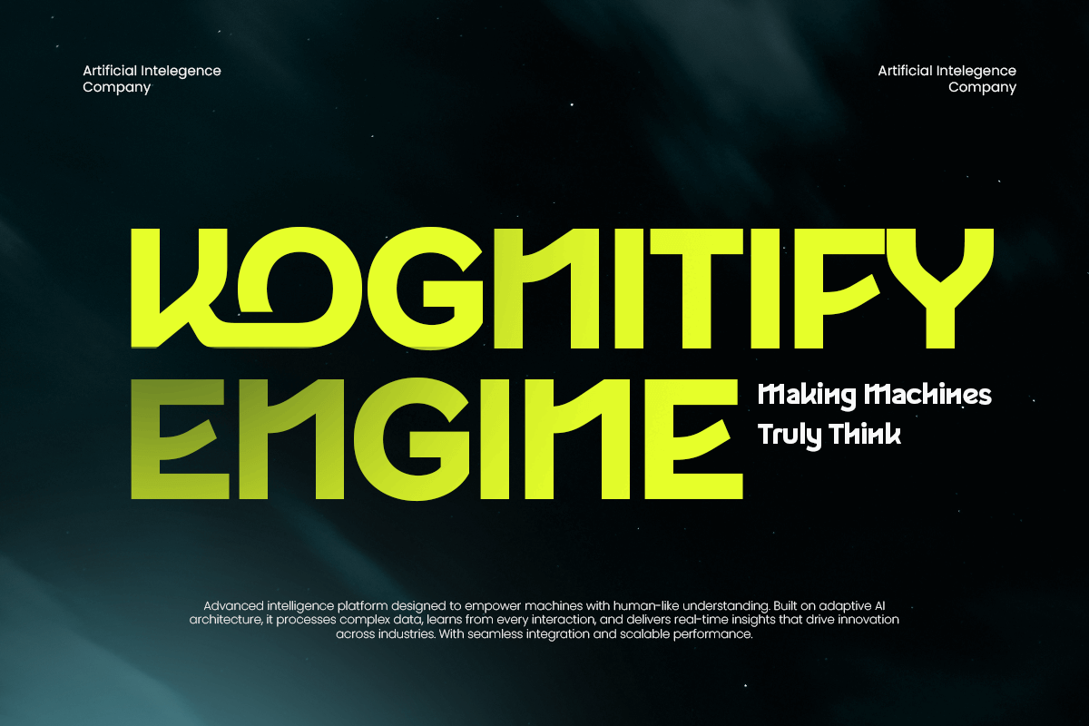 Cracker - Technology Branding Font, a Sans Serif Font by TokoPress (Photo 4 of 13)