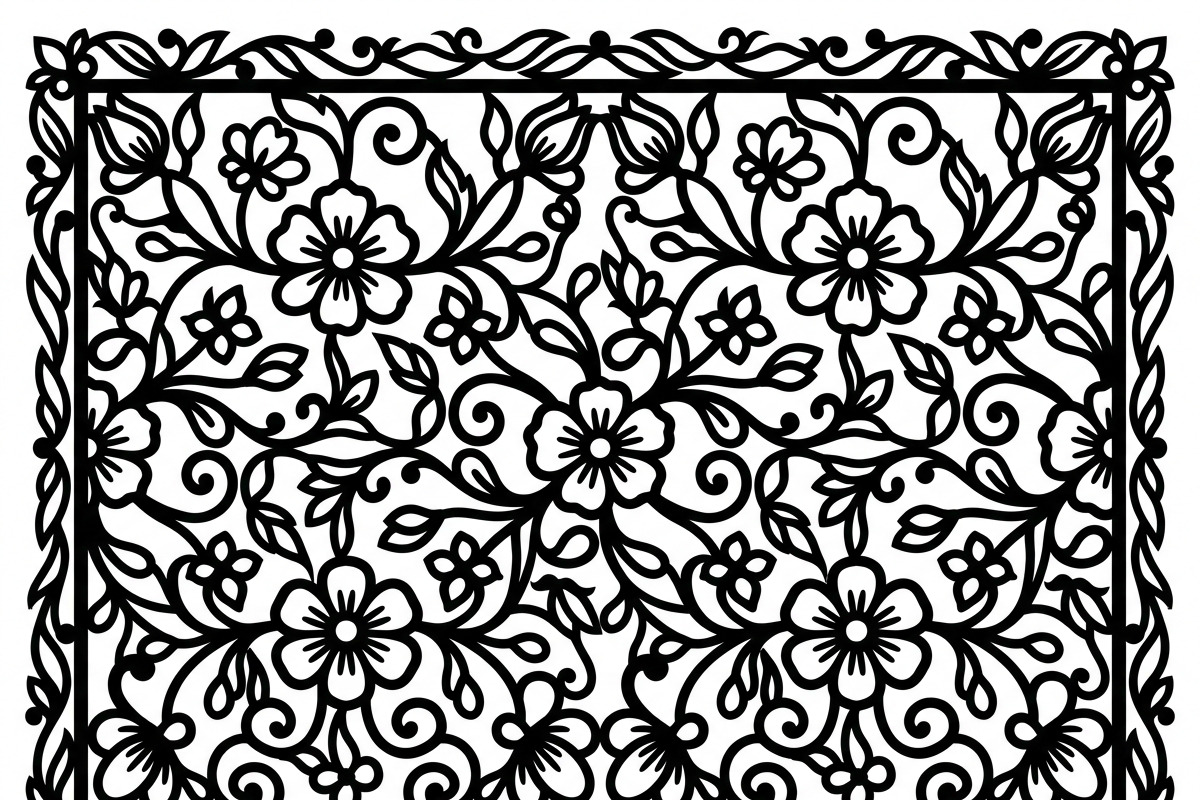 Elegant floral ornament pattern, a Decorative Illustration by Amazin_art (Photo 23 of 51)