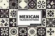 Mexican Talavera Tiles Patterns Set, a Pattern Graphic by Krolja (Thumbnail 1 of 5)