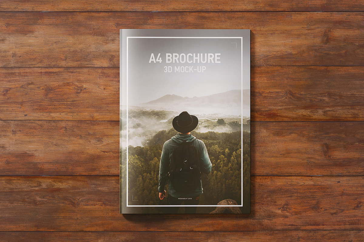 A4 Magazine | Brochure Mock-up, a Books & Magazine Mockup by WebAndCat (Photo 8 of 32)