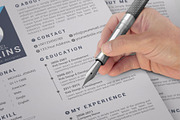 Resume Template and Cover Letter, a Resume Template by designvillage (Thumbnail 12 of 13)