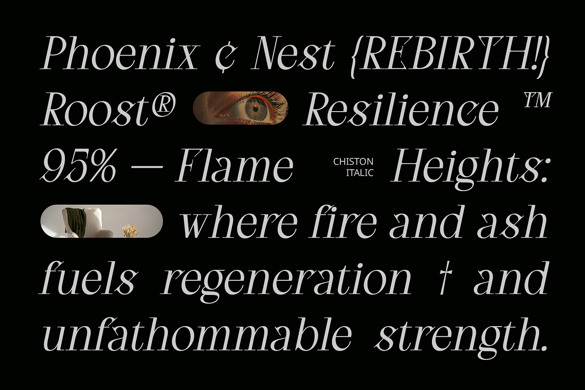 Chiston – Serif Typeface, a Serif Font by Craft Supply Co. (Photo 3 of 8)
