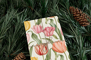 Vintage Tulip Seamless Pattern, a Pattern Graphic by elfy creative (Thumbnail 7 of 7)