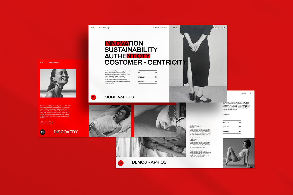 Rom Brand Strategy Presentation, a Presentation Template by CreativexGenius (Photo 2 of 9)