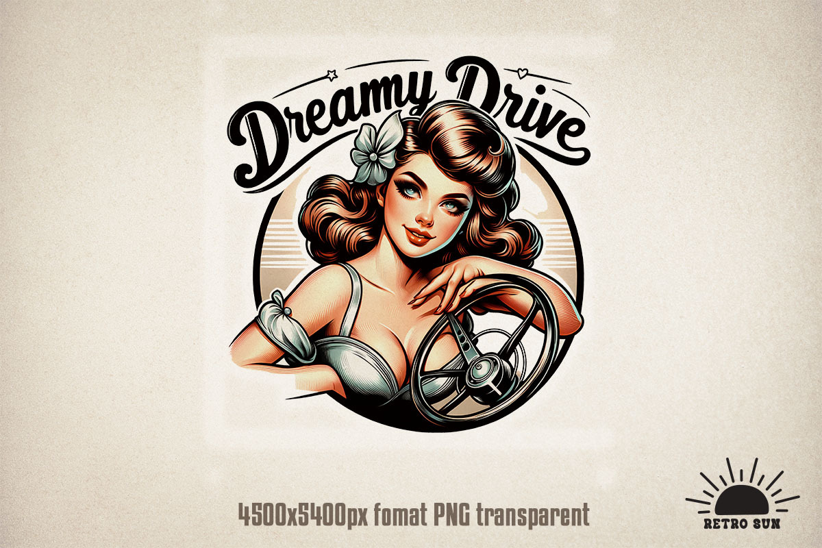 Retro Pin-Up Sublimation Bundle, an Object Graphic by GlitterCraft (Photo 11 of 20)
