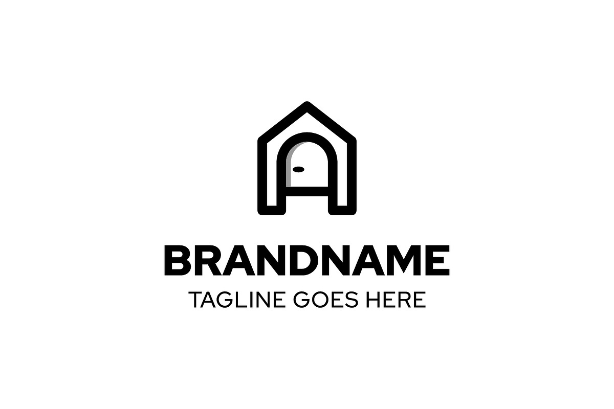 Minimal Letter A Home Logo, a Branding & Logo Template by Pray Art Design Studio (Photo 1 of 2)