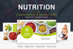 Top Nutrition PowerPoint Template, a Presentation Template by SlideSalad