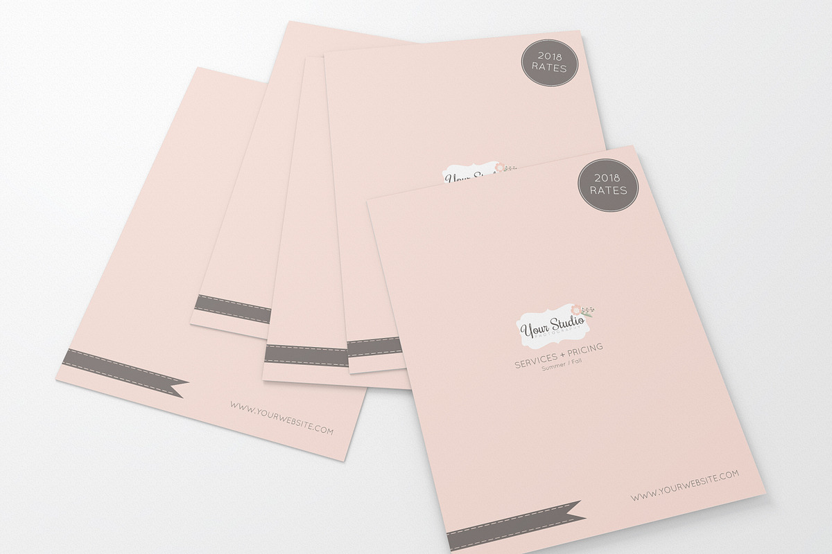 Pricing and Services Template PSD, a Brochure Template by Blissful Pixels (Photo 4 of 4)