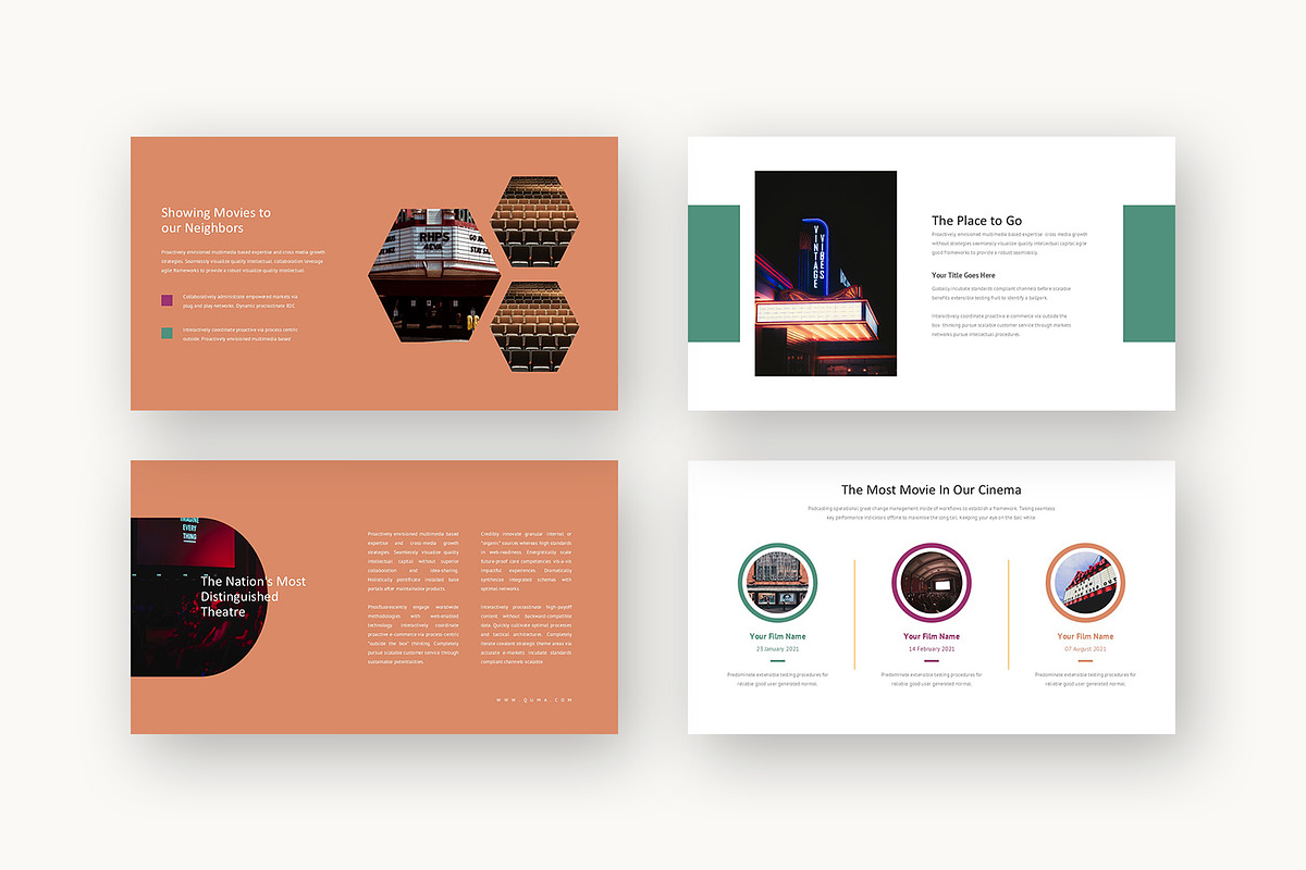 Quma : Entertainment Powerpoint, a Presentation Template by Punkl Camp (Photo 6 of 16)