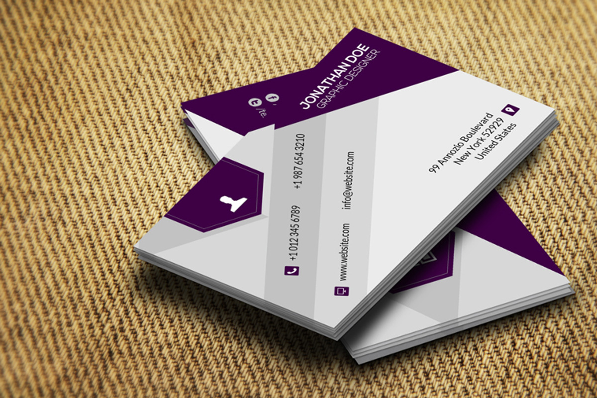 Corporate Business Card CM161, a Business Card Template by annozio (Photo 2 of 4)
