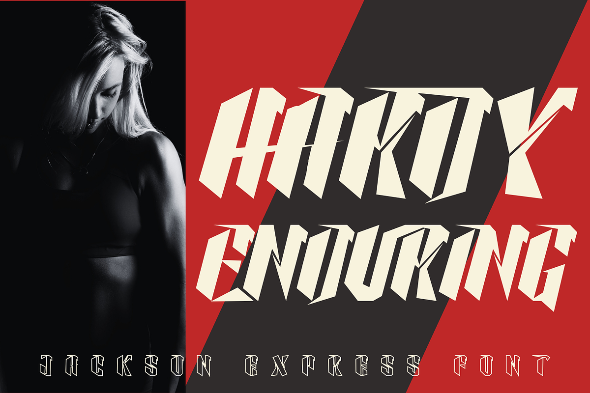 JACKSON EXPRESS FONT, a Sans Serif Font by 177Studio