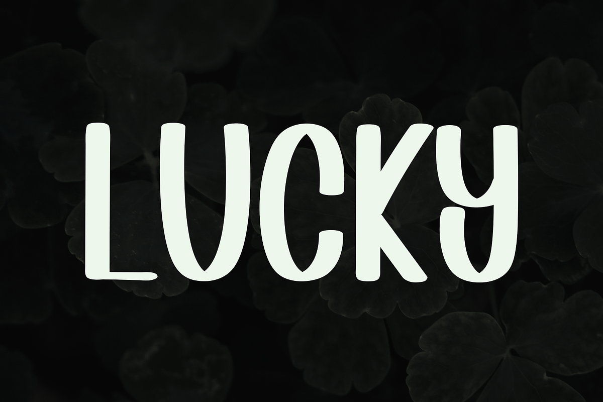 Lucky Retro, a Sans Serif Font by InermediaSTUDIO (Photo 2 of 8)