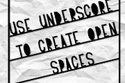 Lovely Paper Cuts - Underlined Type, a Font by CraftyLittleNodes (Thumbnail 2 of 4)