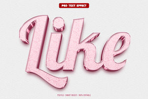 Like you editable text effect, a Layer Style Add-On by Hello Muh
