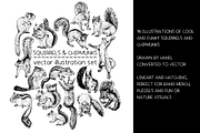 Squirrels & chipmunks illustrations, an Animal Illustration by Renée from Studio neetje (Thumbnail 2 of 4)