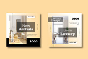 Modern Furniture Social Media Set, a Social Media Template by MightyDesign (Thumbnail 5 of 8)