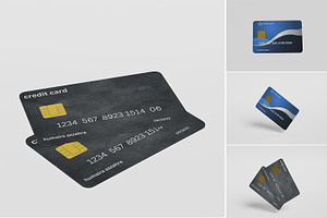 Credit Card Mockup, a Business Card Template by kebunmockup