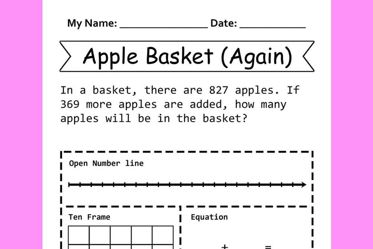 Summer Addition Word Problem, an Education Illustration by Sourcedigi (Photo 2 of 4)