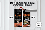 Halloween Real Estate Door Hanger, a Marketing Template by CreativeVinesStore (Thumbnail 2 of 4)
