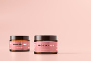 250+ Cosmetic Branding Mockup Bundle, a Cups & Container Mockup by pmvch (Thumbnail 139 of 273)