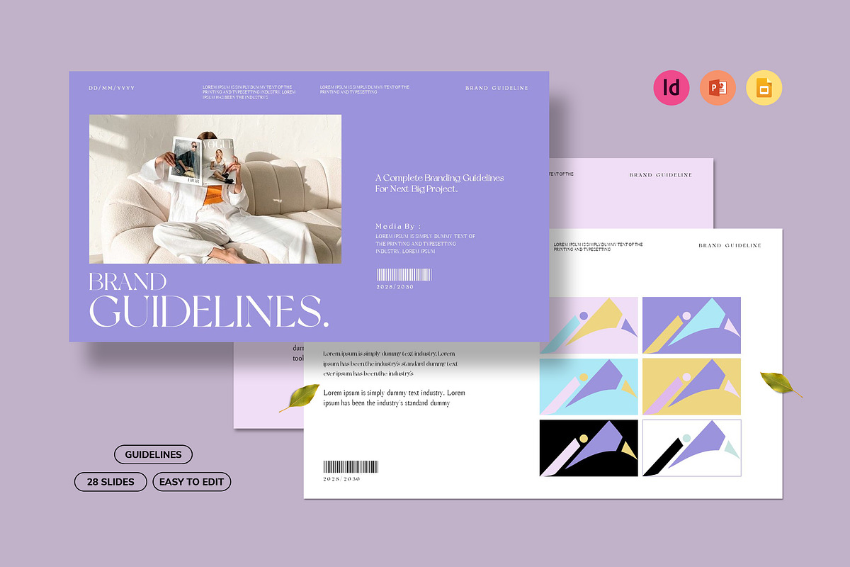 Brand Guidelines Template, a Presentation Template by UpSolution (Photo 7 of 8)