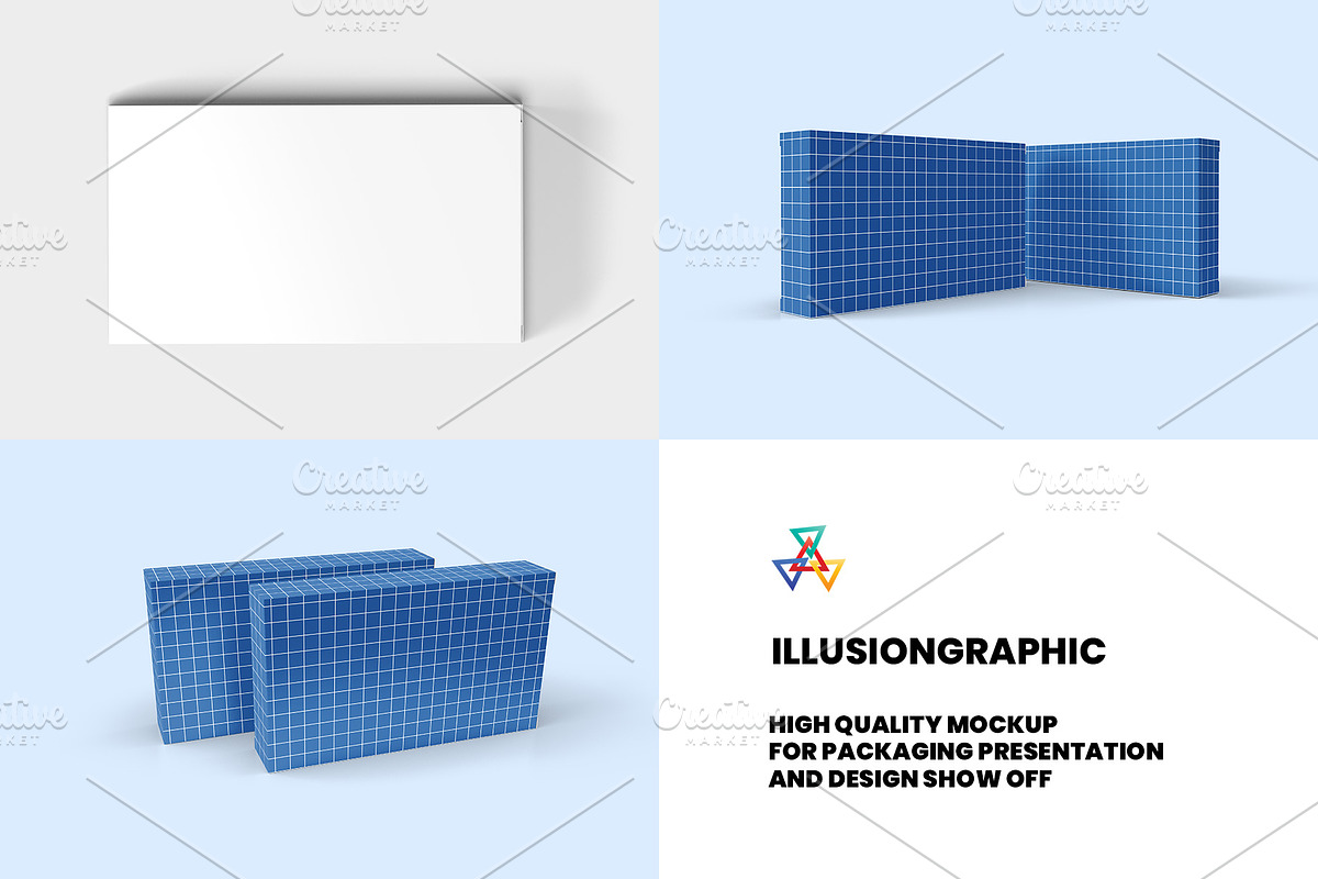 Medicine Box Mock-up v.2 - 9 Views, a Packaging Mockup by Illusiongraphic (Photo 21 of 21)