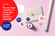 Retro Canva logo & brand kit bundle, a Branding & Logo Template by Kurly Creative (Thumbnail 7 of 13)