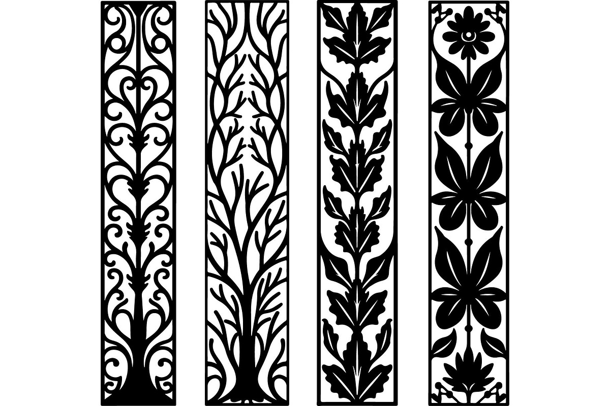 Geometric Laser Cut Panel Sets, an Object Graphic by Designer_Momina (Photo 4 of 5)