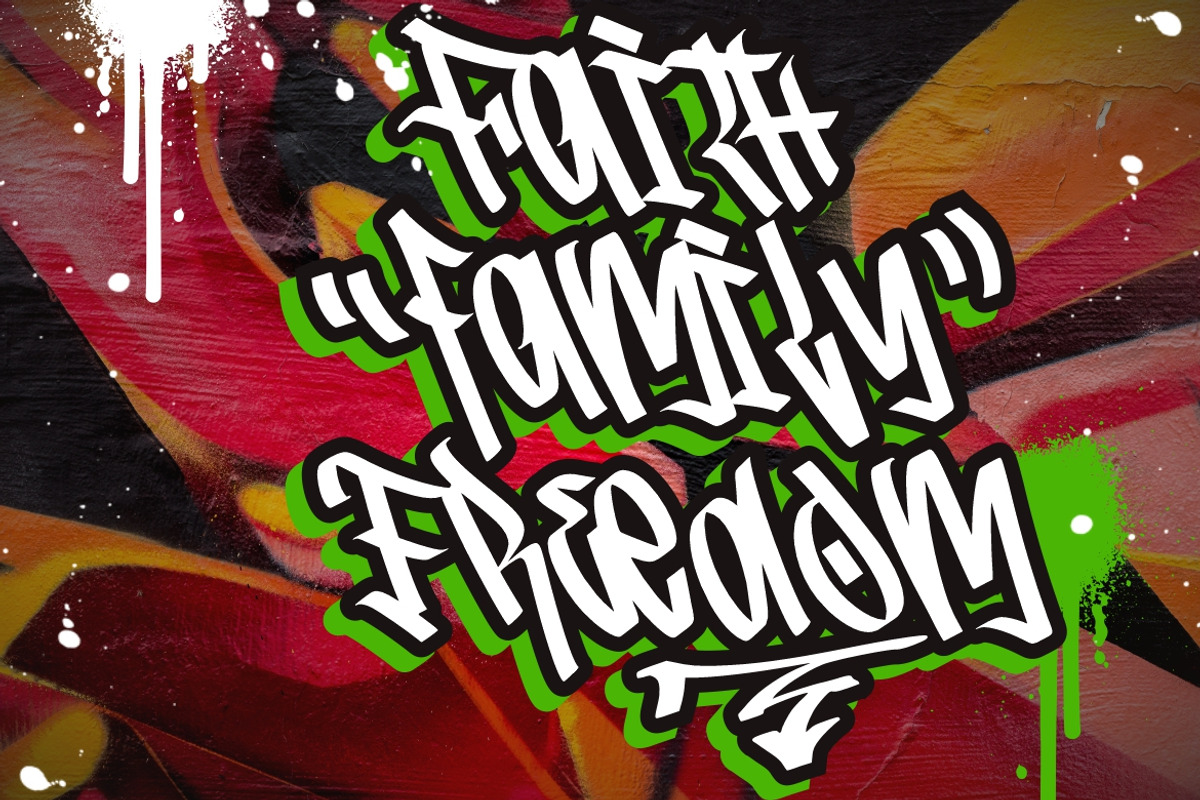 Graffity Stylish Graffiti Street, a Script Font by Creatype Studio (Photo 7 of 9)