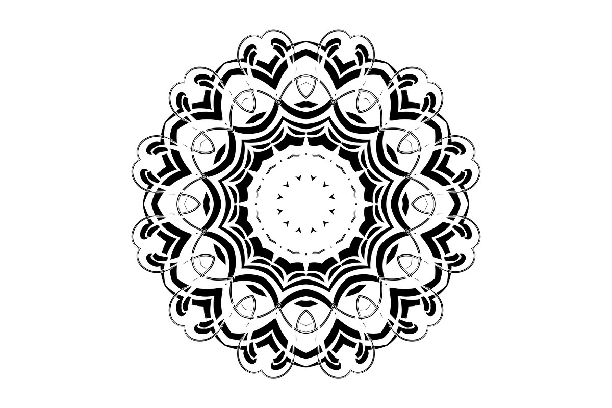 Premium Mandala Illustration Pack, a Decorative Illustration by NJ Himel (Photo 96 of 101)