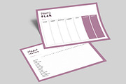BUNDLE: 4 Styles Planners, a Stationery Template by Outline Design (Thumbnail 3 of 12)