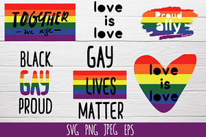 LGBT Pride, 6 Designs