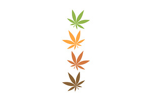 Marijuana Leaf Logo, a Branding & Logo Template by Rhealea_Design