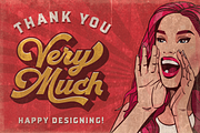 Retrofunk - Script & Serif, a Script Font by Hendra Pratama (Thumbnail 14 of 14)