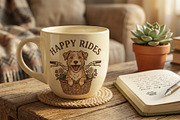 Happy rides illustration, an Animal Illustration by Vectorlina (Thumbnail 4 of 4)