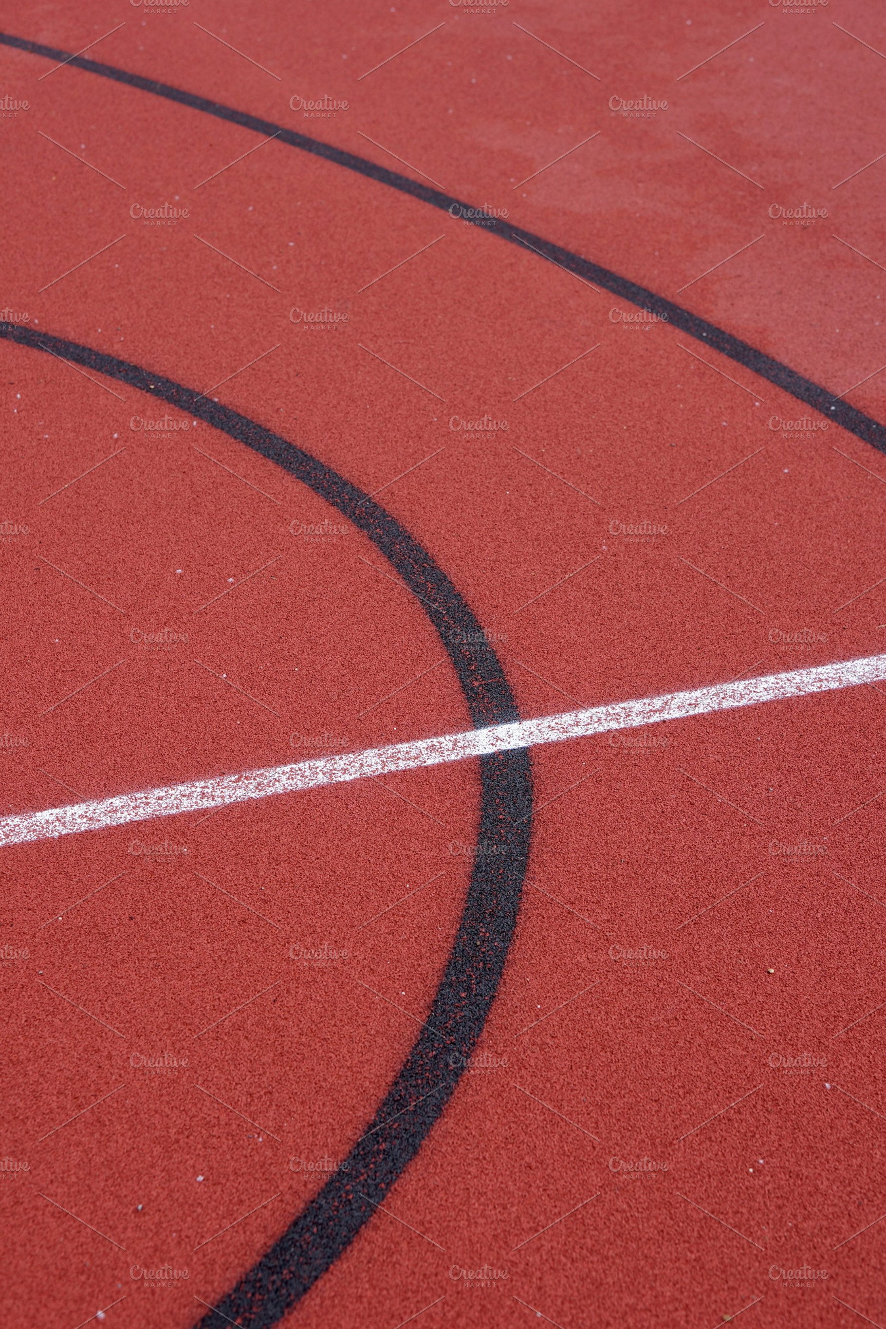 Curve Containing Sports Site And Mark