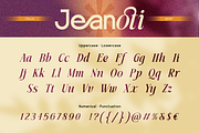 Jeanoti, a Sans Serif Font by Burntilldead (Thumbnail 7 of 12)
