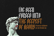 Kingslayer - Modern Blackletter Font, a Blackletter Font by FactoryType Studio (Thumbnail 3 of 10)