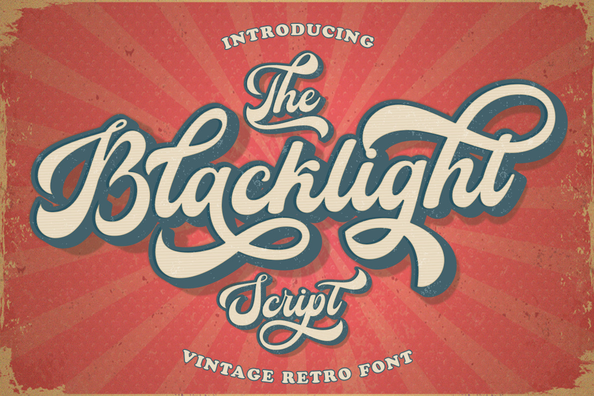 Blacklight Script, a Script Font by HKL Studio (Photo 14 of 14)