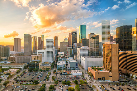 Downtown houston skyline featuring houston, texas, and skyline, an Architecture Photo by f11photo