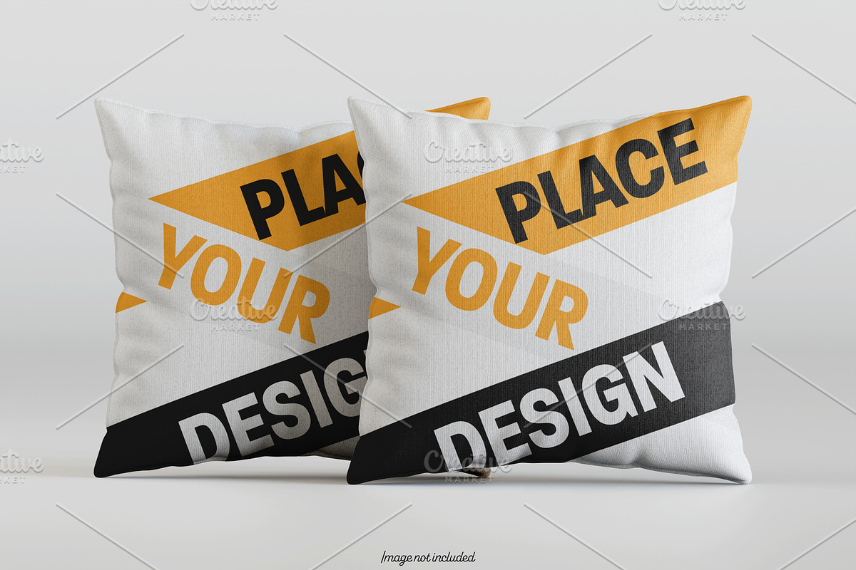 Square pillow mockup bundles, a Merchandise Mockup by Ambo Ampeng (Photo 14 of 32)