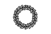 Leaf Laurel Wreath Frame Bundle, an Illustration by Gaye Art (Thumbnail 39 of 51)