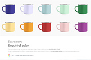 14x Enamel Mugs Mock-ups, a Print Template by Mocca Mockups Store (Thumbnail 4 of 5)