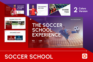 Soccer School PowerPoint, a Presentation Template by Antstheme